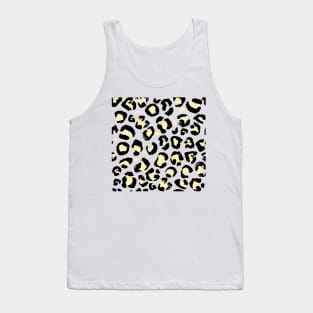 Yellow Leopard Print Tank Top